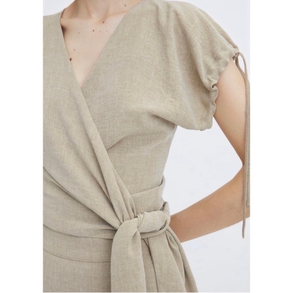 RODEBJER Auren Wrap Top, Raw Clay, Large - Picture 2 of 10